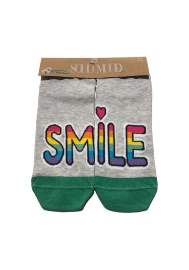 Bayan Patik Desenli 36-40 Numara 3'Lü Set-36-40 Çok Renkli