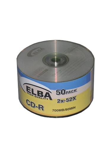 Elba Cd-R 700 MB - 80 Min 2X 52X 50'li