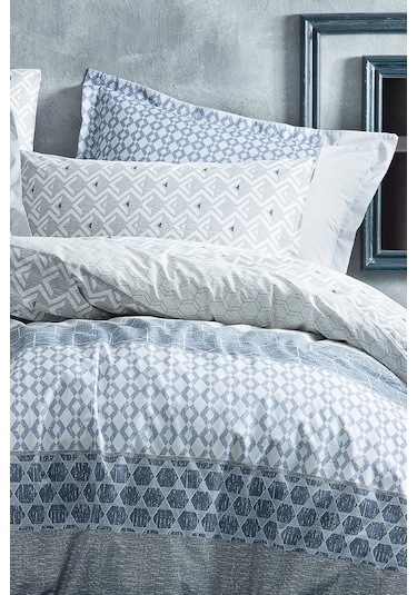 Yataş Malin Ranforce Tek Kişilik Nevresim Seti - Mavi