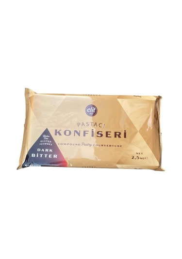 Elit Pastacı Bitter Konfiseri 2.5 Kg Glutensiz