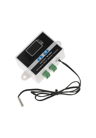 Flybuy Yüksek Hassasiyetli Akvaryum Sıcaklık Kontrol Cihazı, Su Geçirmez Prob, Dc12v 120w