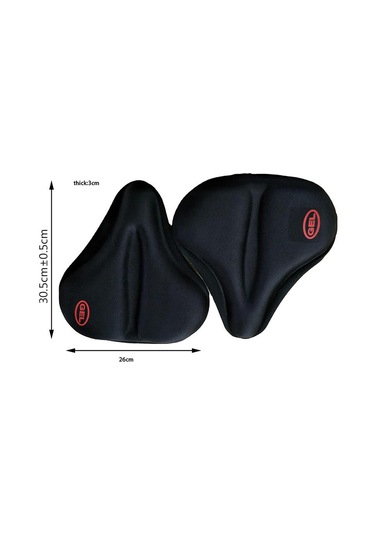 Artırın Ve Genişletin Bisiklet Silikon Yastık Kılıfı Kalınlaştırılmış Dağ Elektrikli Siyah