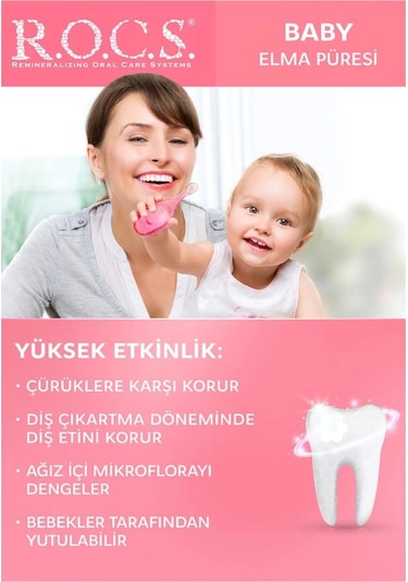 R.o.c.s. Baby 0-3 Yaş Elma Püresi Diş Macunu 35ml