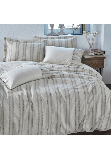 Ecocotton Delfin Yeşil Çift Kişilik %100 Organik Pamuk Nevresim Takımı Yeşil