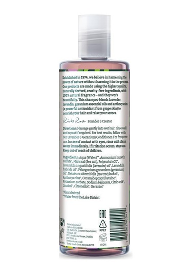 Faith in Nature %99 Doğal Rahatlatıcı Şampuan Lavanta & Sardunya Normal & Kuruya Dönük Saçlar İçin 400 ML