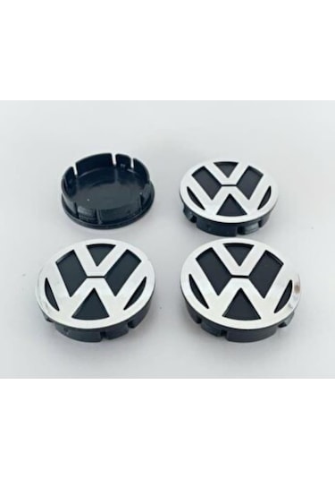 Jant Göbeği Kabartmalı Volkswagen 55/60 (55Mm Yuva) 4Lü Set