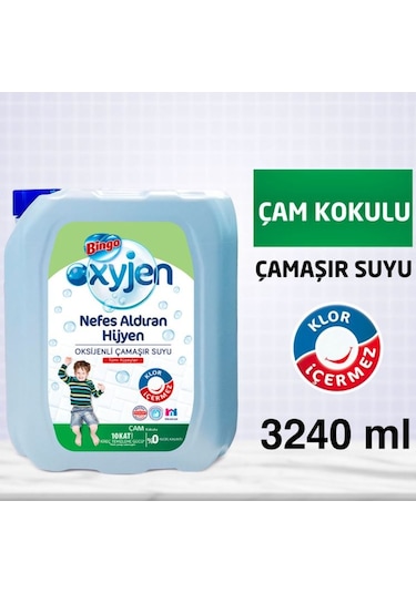 Bingo Oksijenli Çamaşır Suyu Çam Kokulu 3240 ML