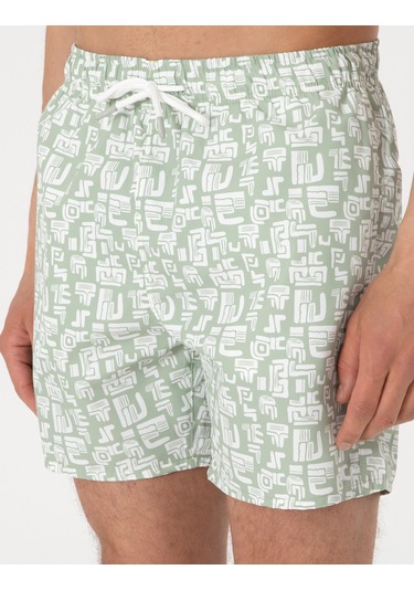 Pierre Cardin Erkek Çağla Deniz Şortu 50307957-vr016 Çağla