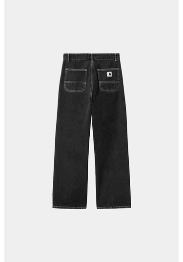 Carhartt Wıp 100% Pamuk 'norco' Denim Basit Pantolon - Konforlu Ve Şık Siyah