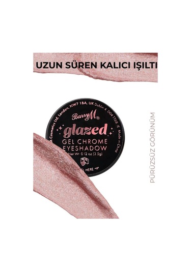 Barry M Glazed Gel Chrome Eyeshadow Göz Farı So Persuasive Acp3