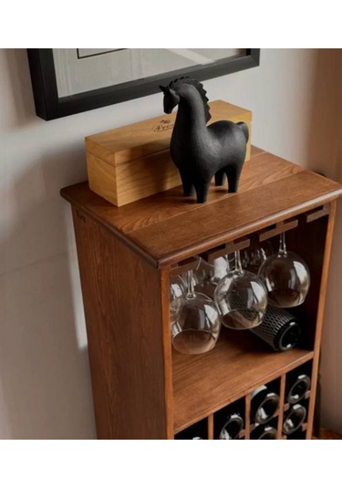 Janisa Masif Ağaç Şaraplık, Içki Dolabı