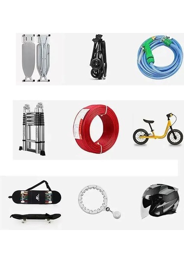 Xindoker Metal Boru Organizatörü, Çelik Konstruksiyon, Çok Amaçlı Kullanım, Kolay Kurulum, Bahçe Ve Garaj İçin Boru Saklama Aleti Siyah