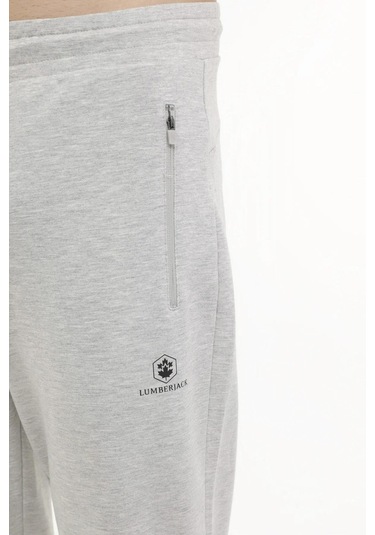 Lumberjack Mb Ct107 Jogger 4pr Erkek Eşofman Alt GRİ MELANJ
