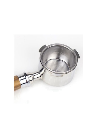 Metabagua 4 Adet 51mm Kahve Filtresi Yedek Filtre Sepeti Kahve Için Dipsiz Portafilter Espresso Makinesi Parçası M2dcu0 Gümüş