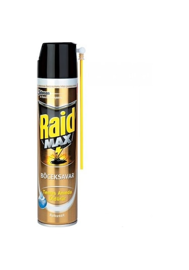Raid Max Kokusuz Genel Haşere Öldürücü Sprey 12 x 300 ML