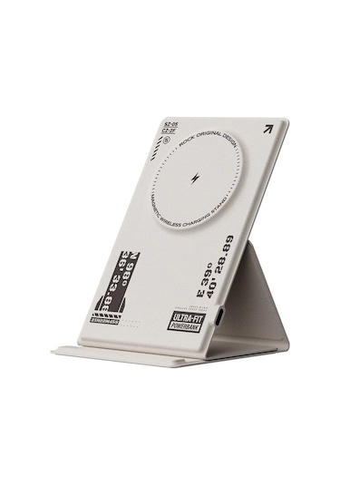 W50 Magsafe Standlı Kablosuz Şarj Cihazı - Beyaz