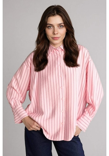Defacto Relax Fıt Baskılı Uzun Kollu Tunik C5629ax26sppn186 Pembe-pn186 Defacto Relax Fıt Baskılı Uzun Kollu Tunik C5629ax26sppn186 Pembe-pn186