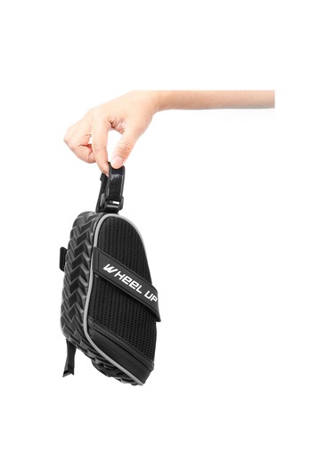 Wheel Up-bisiklet Eyer Çantası Su Geçirmez Bisiklet Çantası Y23103b Siyah