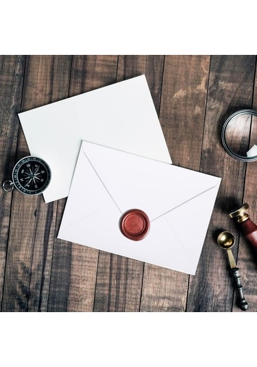 Roco Paper Beyaz Zarf 8x12 Cm 50 Adet