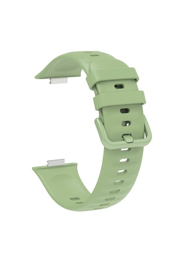 Effox Huawei Watch Fit 3 Band Serisi Klasik Kordon Silikon Strap Kayış-gri