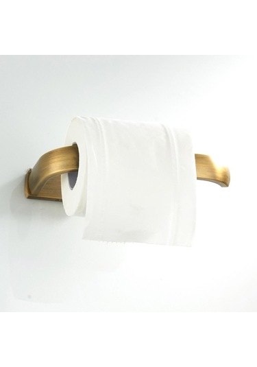 Homyl Pirinç Tuvalet Kağıdı Havluluk Banyo Rulo Doku Depolama Bronz