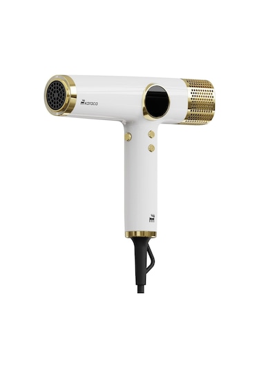 Karaca Hypersonic Saç Kurutma Makinesi D6 Water ION Beyaz Silver