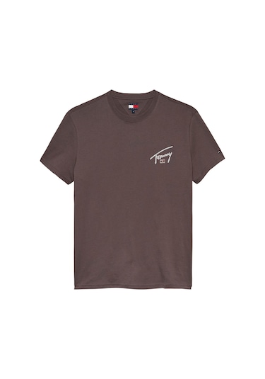 Tommy Hilfiger Th Regular İmzalı Arka Logolu Bisiklet Yaka Pamuklu Kahverengi T-shirt-12222 Kahverengi Tommy Hilfiger Th Regular İmzalı Arka Logolu Bisiklet Yaka Pamuklu Kahverengi T-shirt-12222 Kahverengi