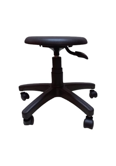 Plastik Oturaklı Monoblok Laboratuvar Taburesi Plastik Ayaklı