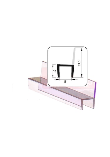 Cam Balkon Fitili - Plastik Izolasyon / Yalıtım Contası (H, H, U)