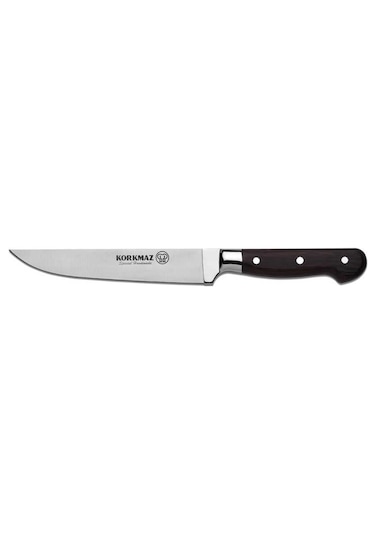 Korkmaz A712-03 Sürmene 17.5 CM Şef  Bıçağı Siyah