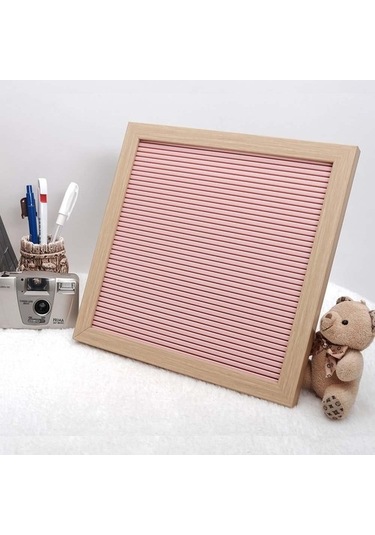 Pembe Yazı Panosu Mesaj Tahtası, 121 Beyaz Harf Karakterli