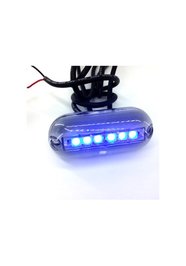 Leezsing Mavi Renkli 3w Dc 12v Su Altı Aydınlatma Lambası Pc Malzeme, -20 +45 Çalışma Sıcaklığı Mavi