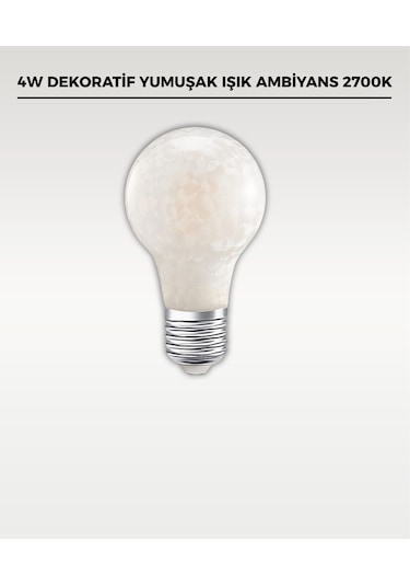 4w Soft Işık Led Ampul Dekoratif Yumuşak Işık Ambiyans 2700k 1 Adet