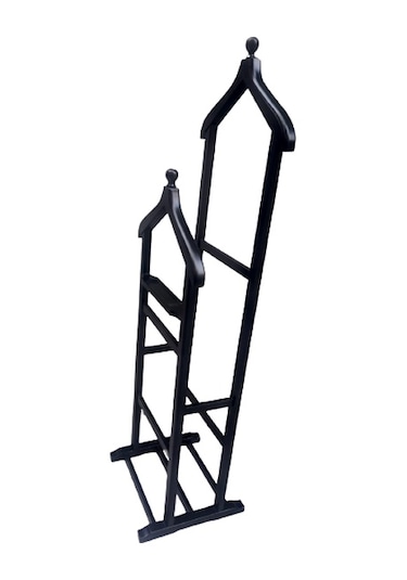 Dilsiz Uşak Ahşap Kayın Torna Iskelet. Parlak Siyah Boya. Çift Te Siyah