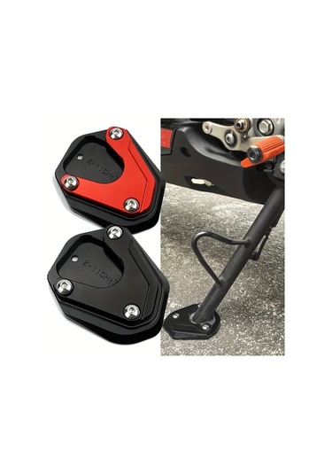 Chuangyinshop Grey Honda Cbr650r Cb500x Cb650r Cb500f Transalp 600 650 700 Cnc Aluminum Kickstand Pad