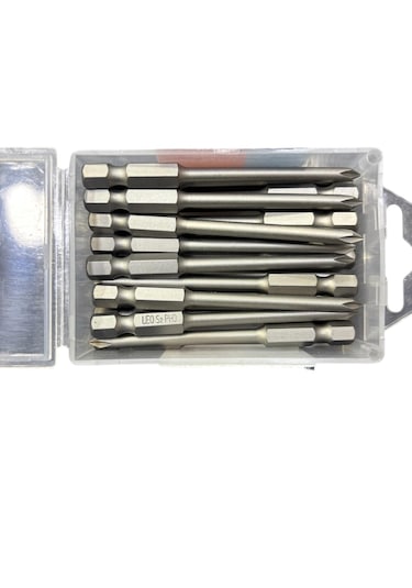 Leo Ph0 75mm ¼ S2 Kalite Mıknatıslı Bits Yıldız Uç 20 Adet