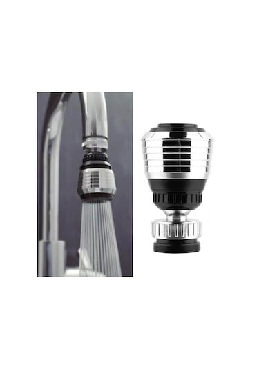 Cbtx Mutfak Süzgeci Fıskiye Su Tasarruflu Havalandırıcı Duş Sıçrama Musluk Filtresi Döner Kafa, Boyut: 62 X 36 X 23,5 Mm