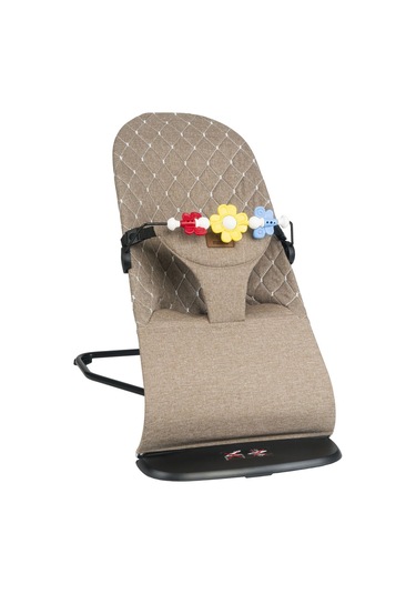 Mamma Smile Cotton Sallanır Üç Kademeli Ana Kucağı Oyuncak Aparatı Ve Seyahat Çantası Kahverengi