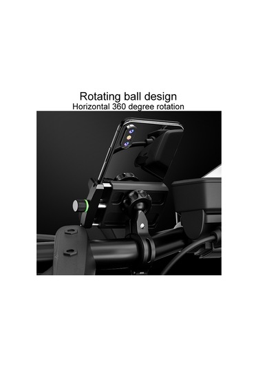 Kewig M7 Bisiklet 4 Pençeli Alüminyum Navigasyon Braketi Açık Bisiklet Cep Telefonu Tutucu Mavi Mavi