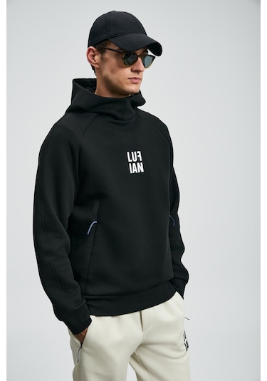 Lufian Snow Erkek Sweatshirt Siyah Siyah 112030183100100 Siyah