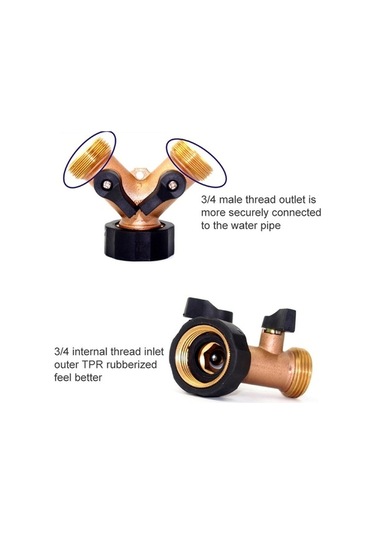 Dancemonkey Cbtx 2'si 1 Arada Ev Su Musluğu Vanası Şant Konnektörü - Pratik Çözüm Çok Renkli