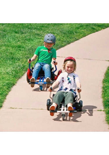 Hoverkart Elektrikli Kaykay Koltuk Smart Scooter Hovercard Aparat Siyah