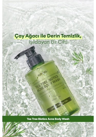 Kundal Tea Treebiotics Acne Akneye Eğilimli Ciltler İçin Vücut Yıkama Jeli 500 ML