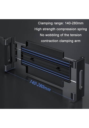 Besthome1 Çok Fonksiyonlu Araba Gösterge Paneli Vantuz Telefon Klipsi Katlanır Tutucu, Model: Ks06 + Sıradan Tepsi 1 Adet