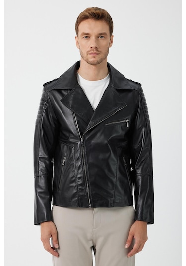 Rob Siyah Deri Mont Siyah