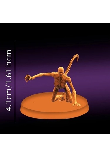 Willowhaven B Sku Bilim Kurgu Mutant Xen Hibrit Boyanabilir Miniatur Koleksiyon Figuru