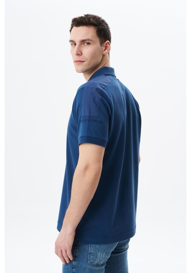 AR-MA Arma Erkek Regular Fit % 100 Pamuk Pike Polo Yaka Tişört Y29374355202 İndigo