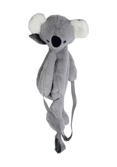 Koala Peluş Çanta Gri