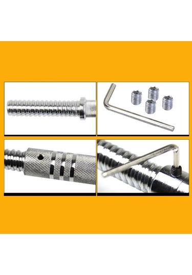 Dolıty 1 '' Dambıl Uzatma Çubuğu Çubuk Konnektörü Halter 40cm