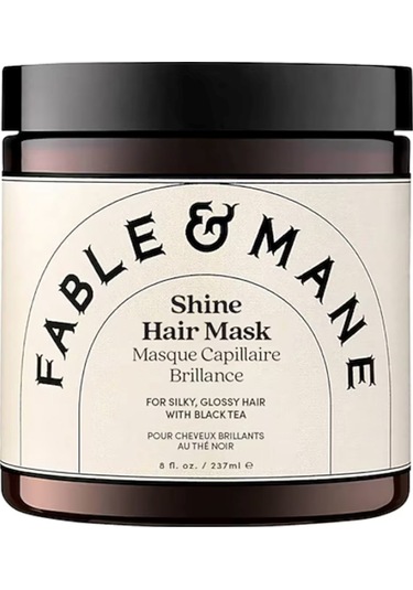 Fable & Mane Parlaklık Veren Saç Maskesi - Siyah Çaylı 237 Ml